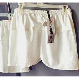 Demdaco Peek A Boo Layering Shirt Extenders White L NWT Modesty Skirt Set 2